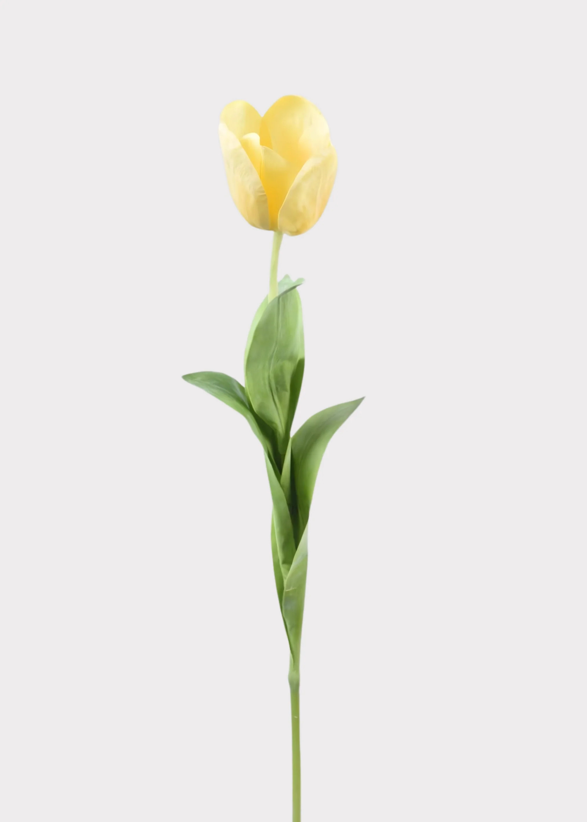 Real Touch Tulip Stem in Yellow | Artificial Spring Flowers | Afloral | Afloral