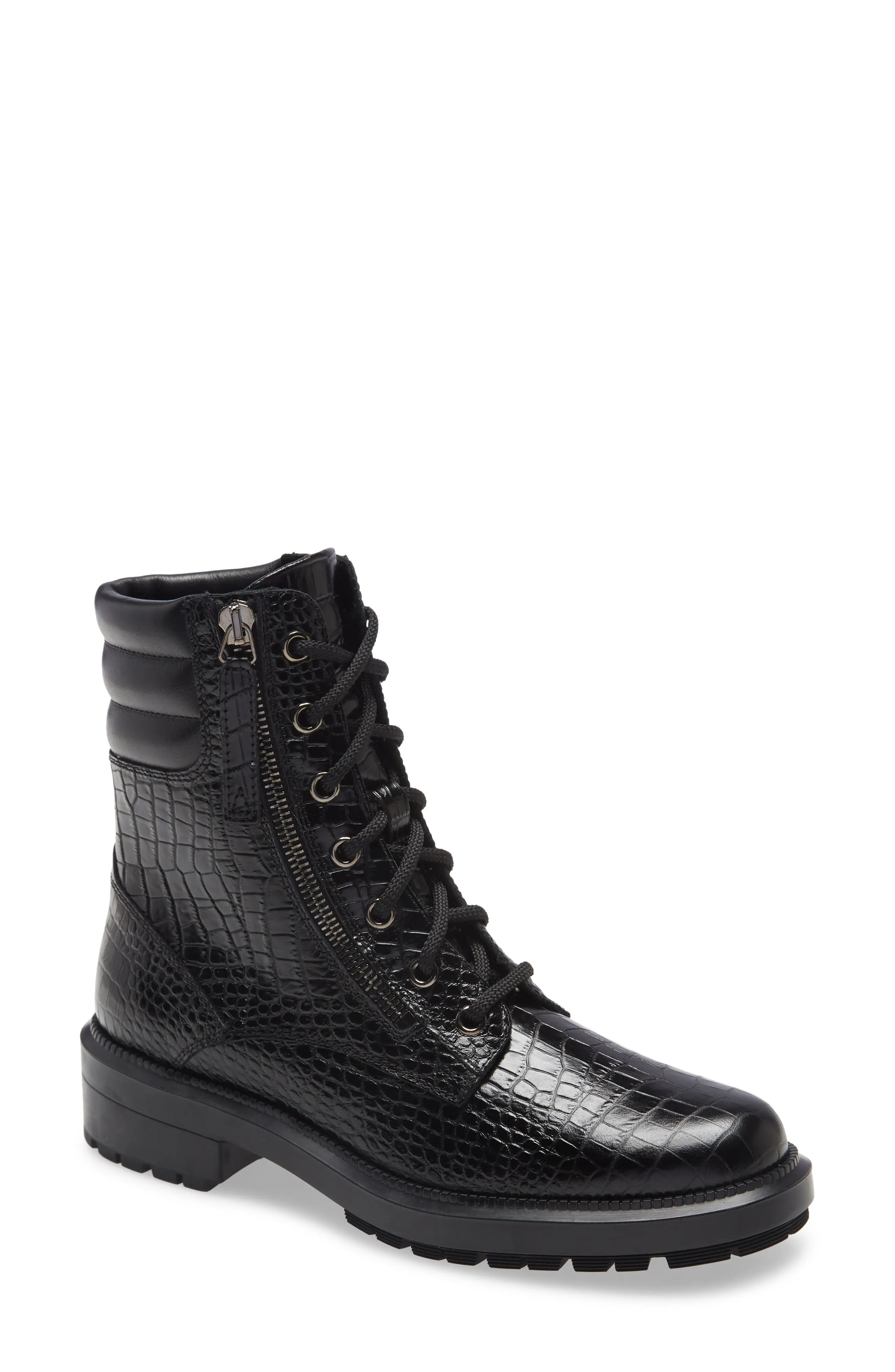 Aquatalia Laila Water Resistant Bootie, Size 6.5 in Black at Nordstrom | Nordstrom