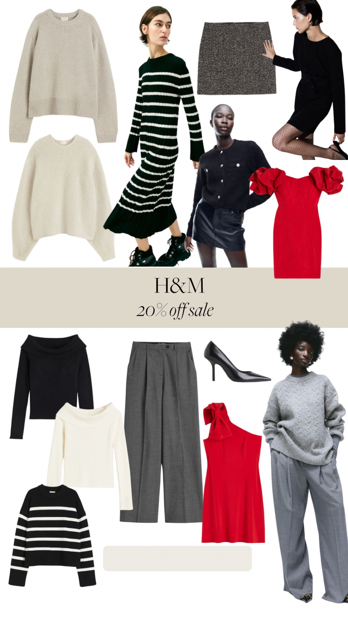 H&M Black Friday Sale : Members Get 20% Off Everything 🖤

#blackfridaysale
#LTKCyberSaleUK