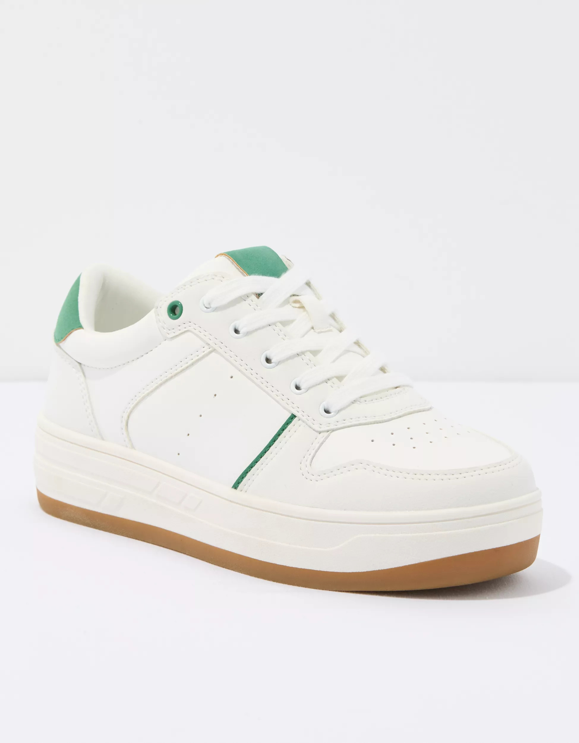 AE Embroidered Platform Sneaker | American Eagle Outfitters (US & CA)