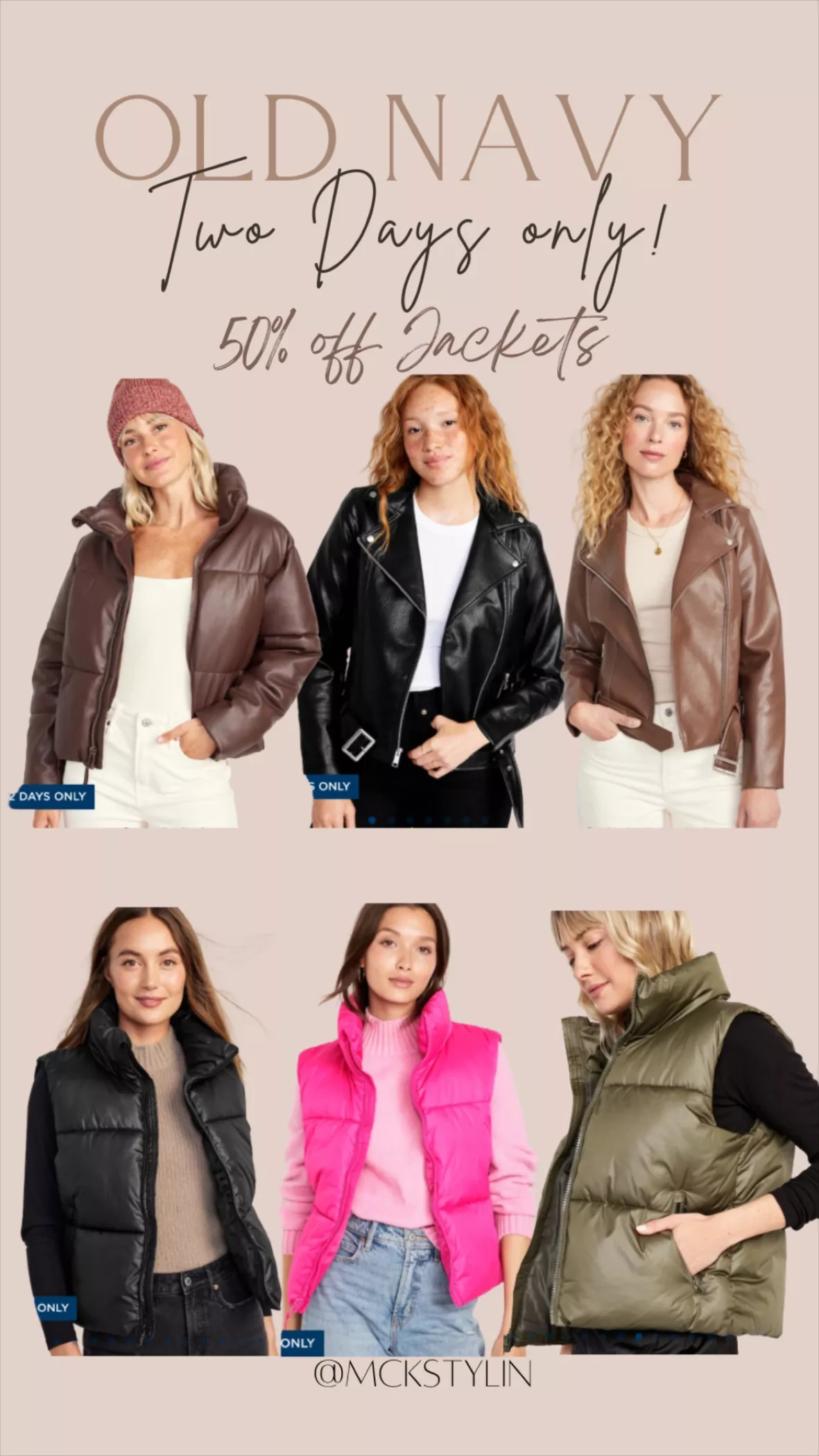 Mock-Neck Faux-Leather Puffer Jacket for Women