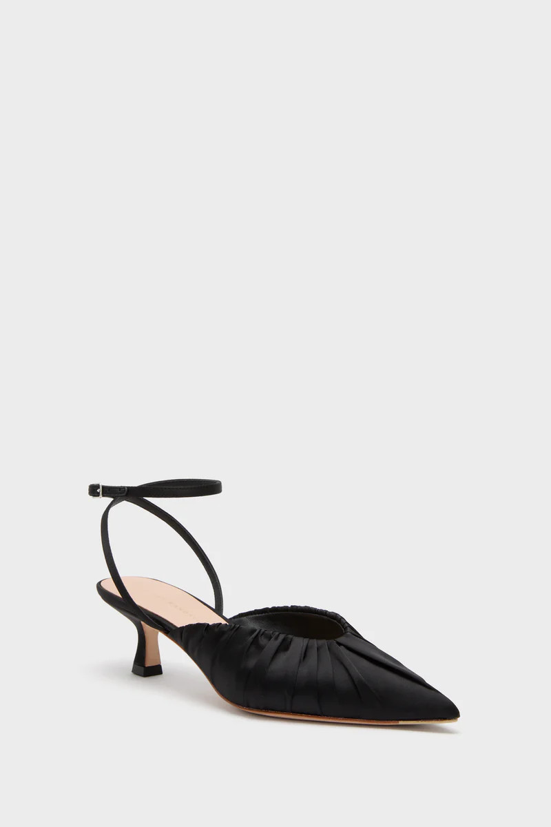 Black Satin Rio Heels | Tuckernuck (US)