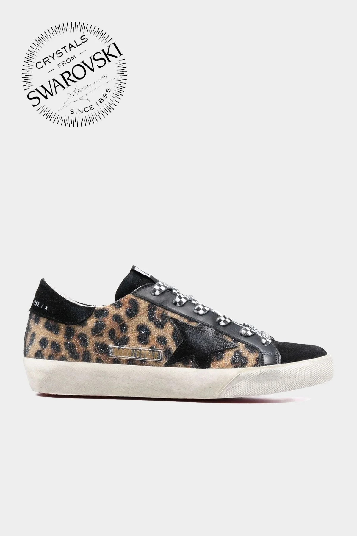 Super-Star Swarovski Crystals Leopard Print Sneaker - EU 36 | Shop Olivia
