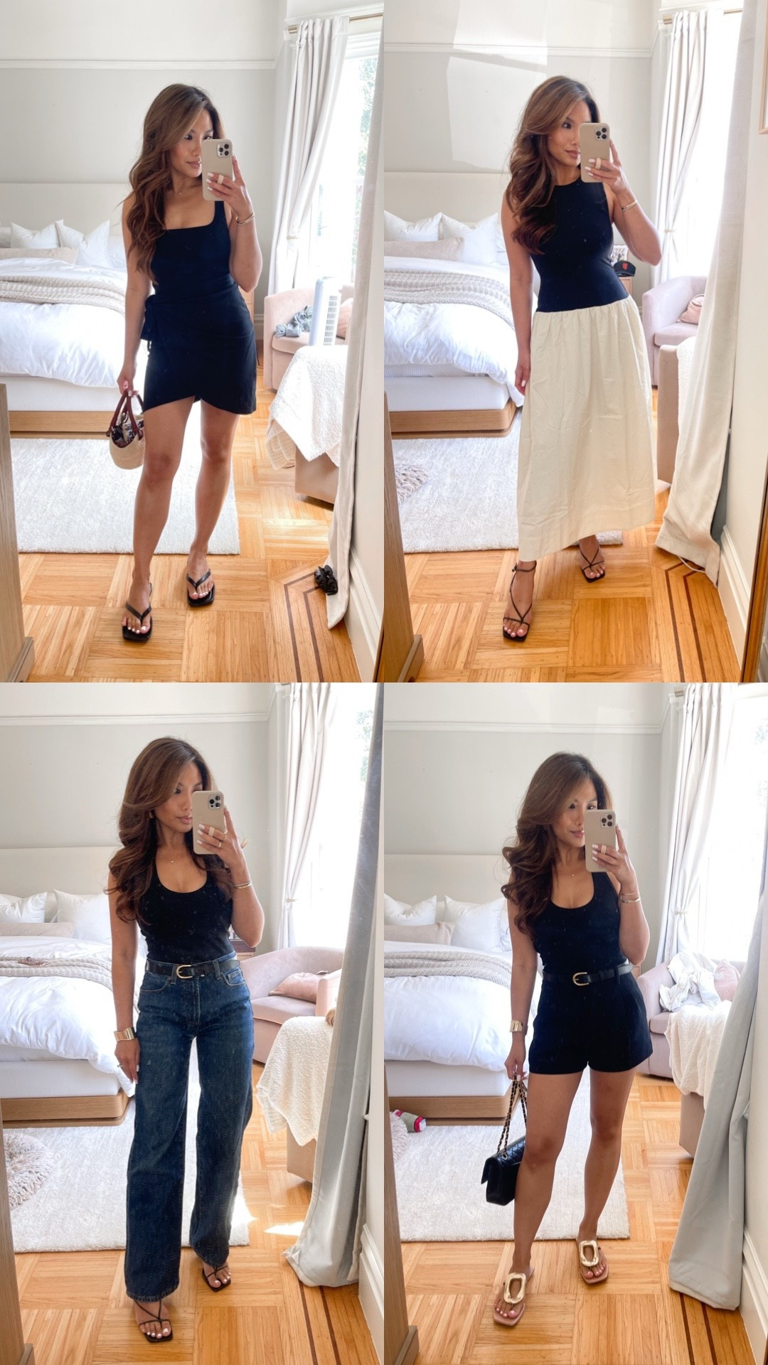 Aritzia summer sale! 20-50% off everything

Sizing:
Black mini - sized up, S
Maxi dress - tts, xs
Wide leg jeans - tts, 25 regular (I still need a small heel with these 
Effortless shorts - sized up, 2
Belt - tts, xs

Also linked tons of my aritzia favs!! 
