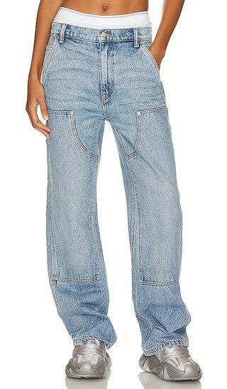 Alexander Wang Ez Slouch Carpenter Jean in Blue. - size 27 | Revolve Clothing (Global)
