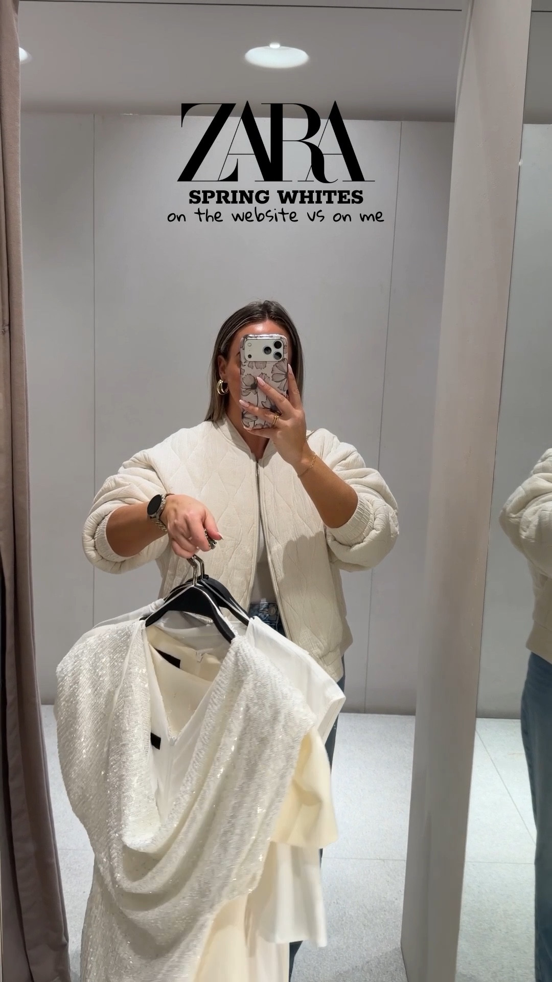 ZARA Spring Whites 🤍 white dresses for all your spring occasions! Perfect for any brides to be too! 

I’m a uk size 10, 5ft4 and I’m wearing a medium in them all. The first sequin dress is stretchy so think I could have sized down to a small! 

Also the second dress was snug on my waist and boobs so probably could have sized up to a large for a more comfortable fit!

Spring dresses, white dress, Hen party, bachelorette party

#LTKdresses #LTKwedding #LTKspring