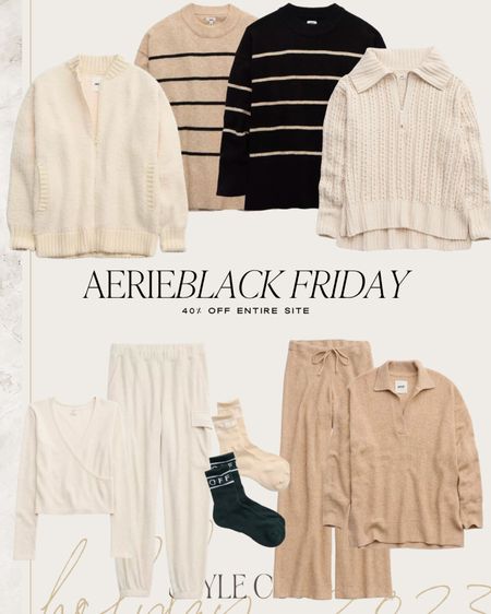 Aerie Black Friday sale - 40% off everything!

Waffle pajamas, pajama set, gift for her, cozy sweater, striped sweaters, sweaters for leggings 

#LTKstyletip #LTKCyberWeek #LTKsalealert