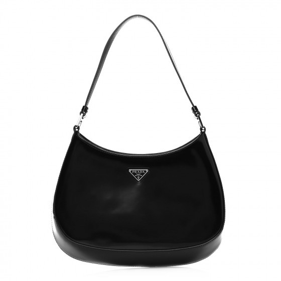 PRADA Brushed Calfskin Cleo Shoulder Bag Black | FASHIONPHILE | FASHIONPHILE (US)