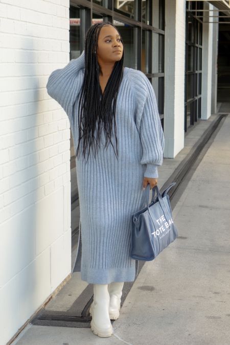 Trending Color: Light Blue ❄️

Nothing keeps me more comfortable than knit sweater dresses. And the quality from H&M never disappoints. Add this dress to your radar for when it’s back in stock. Other colors are available. Shop the full look 🤍

#LTKstyletip #LTKFind #LTKSeasonal