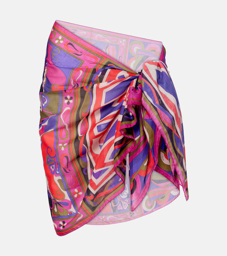 Pucci Orchidee cotton beach cover-up | Mytheresa (US/CA)