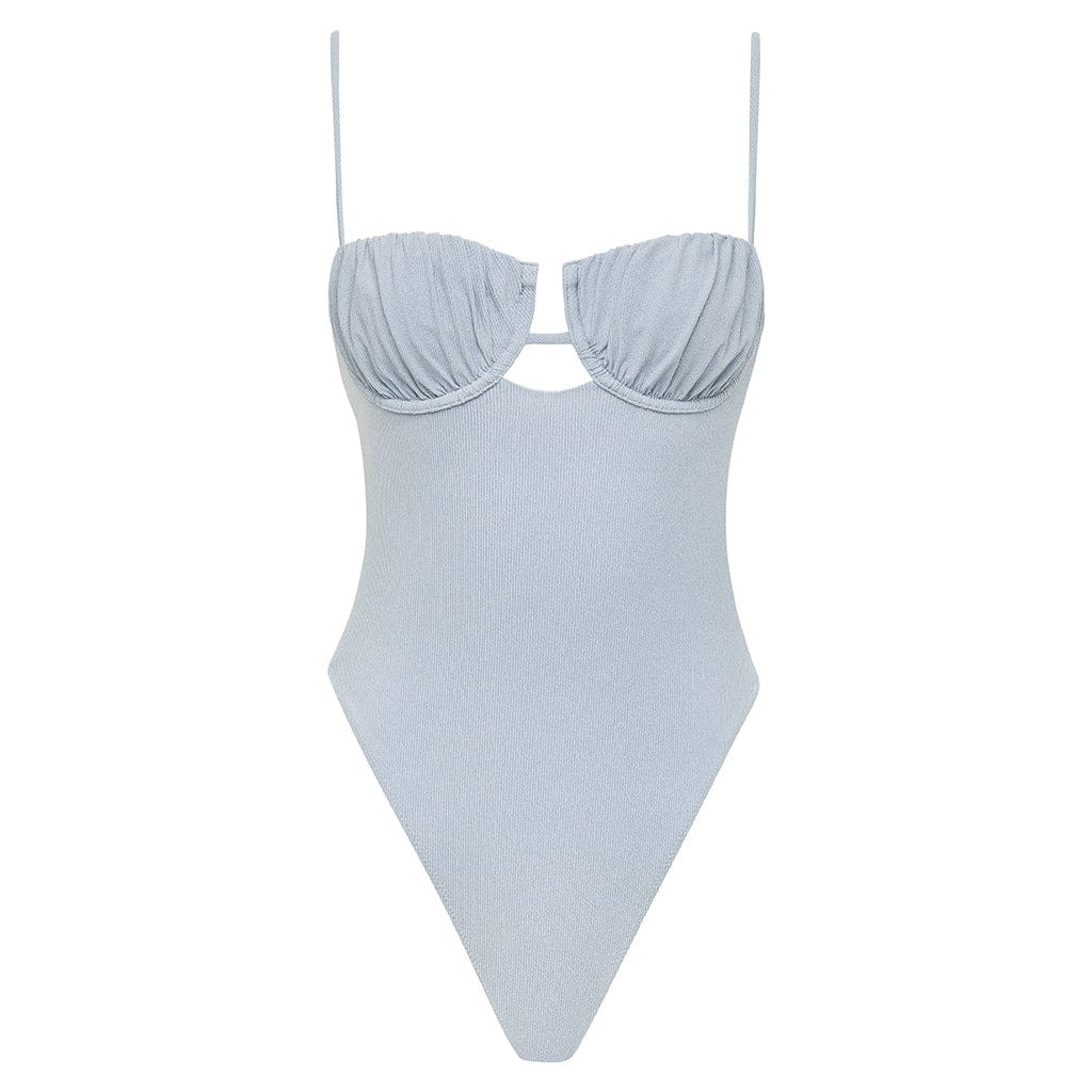 Light Denim Petal One-Piece | Montce