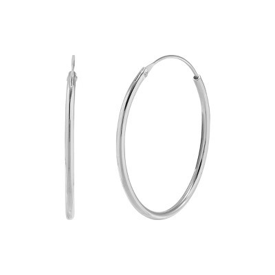 Silpada 'Simple Joy' Hoop Earrings in Sterling Silver | Target