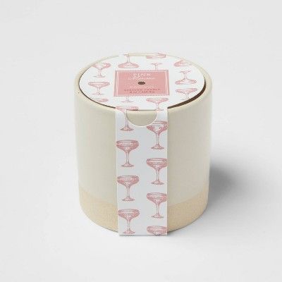 8oz Ceramic Candle Pink Mimosa - Threshold™ | Target