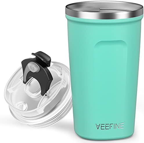 VeeFine Travel Coffee Mug 12oz Leak Proof Coffee Tumbler Dishwasher Safe 18/8 Stainless Steel Insula | Amazon (US)