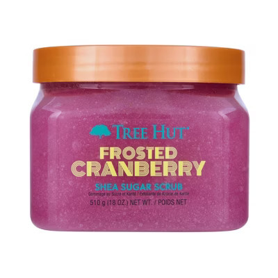 Tree Hut Frosted Cranberry Shea Sugar Body Scrub - 18oz | Target
