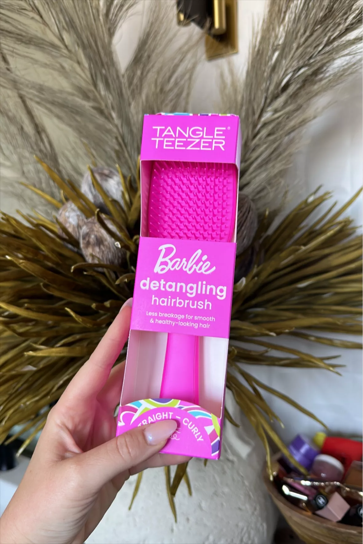 Tangle Teezer x Barbie The Ultimate Detangling Brush Dry and Wet