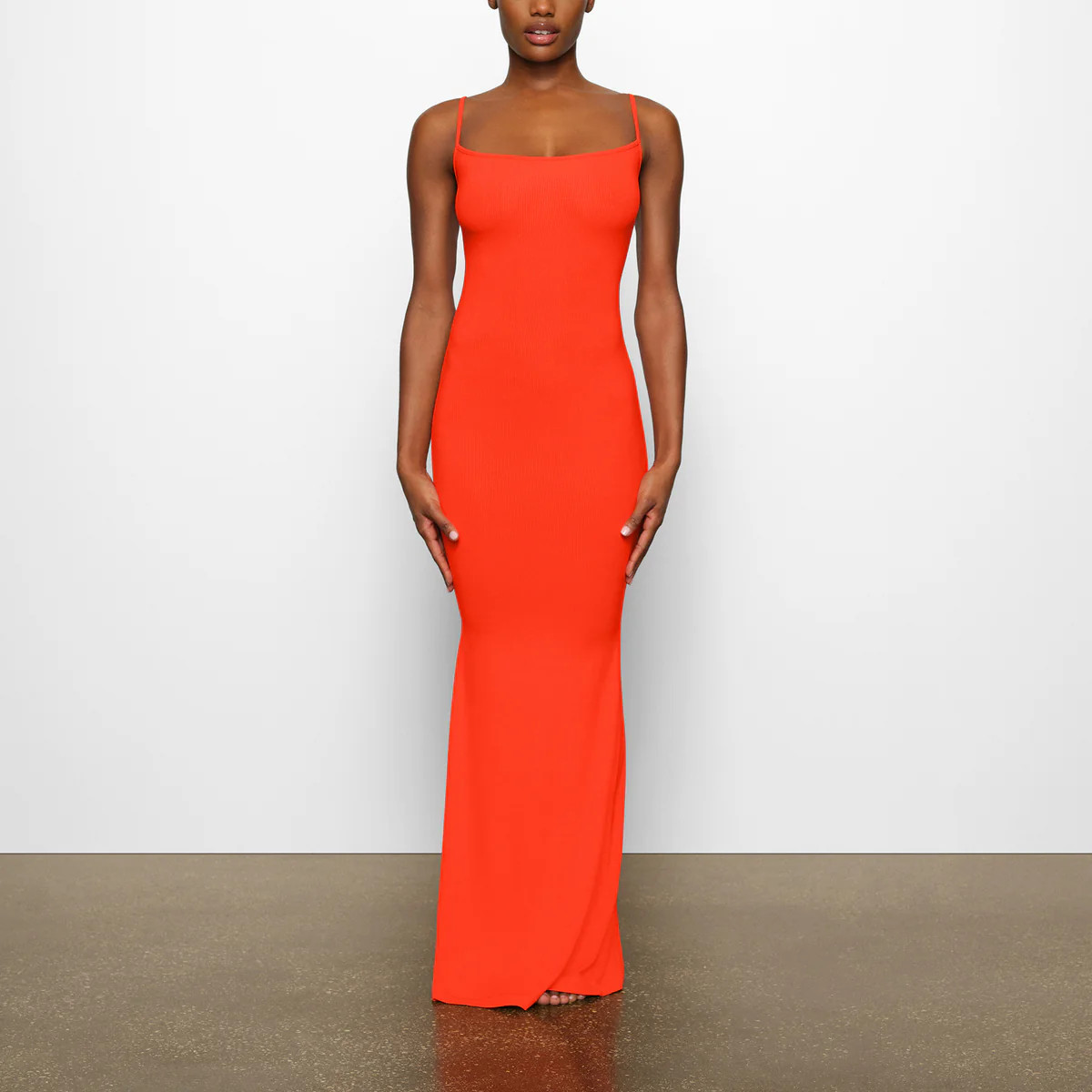 SOFT LOUNGE LONG SLIP DRESS | SKIMS (US)