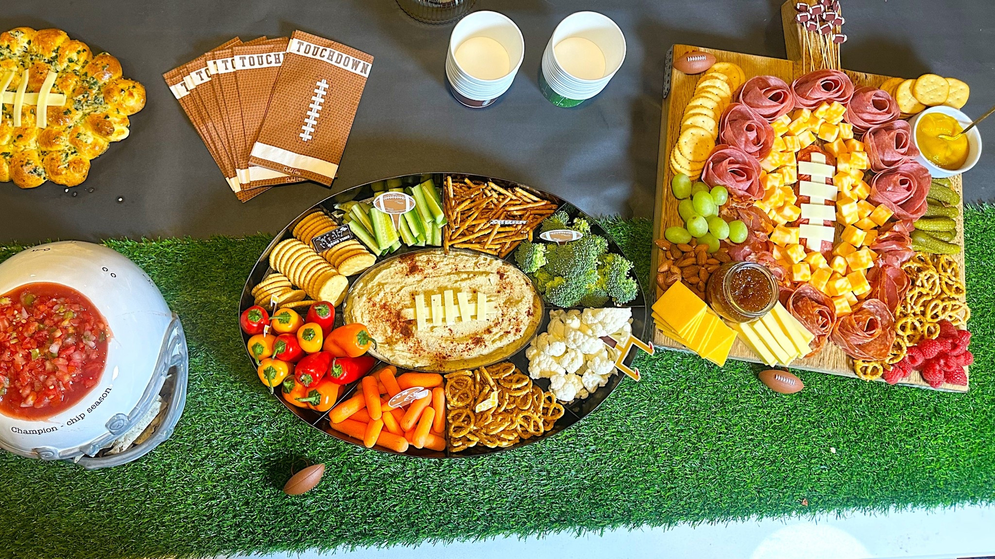 Here for the snacks, stayed for the decor. 

This whole game day setup came together so easily with these Amazon finds. If you’re hosting (or just showing up with good snacks), everything plus more os linked right here and you can still get it before Sunday!

#superbowlhosting #gamedayhosting #footballparty #amazonfinds #footballdecor 

#LTKfoodie #LTKSeasonal #LTKHome