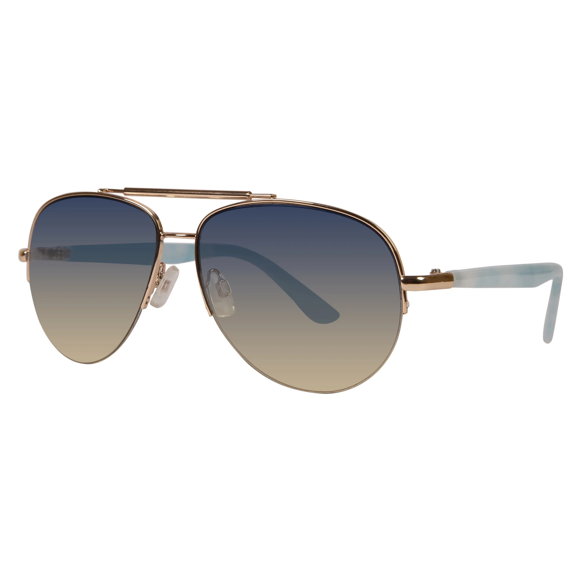 Piranha "Spade" Sky Blue Women's Aviator Sunglasses | Walmart (US)
