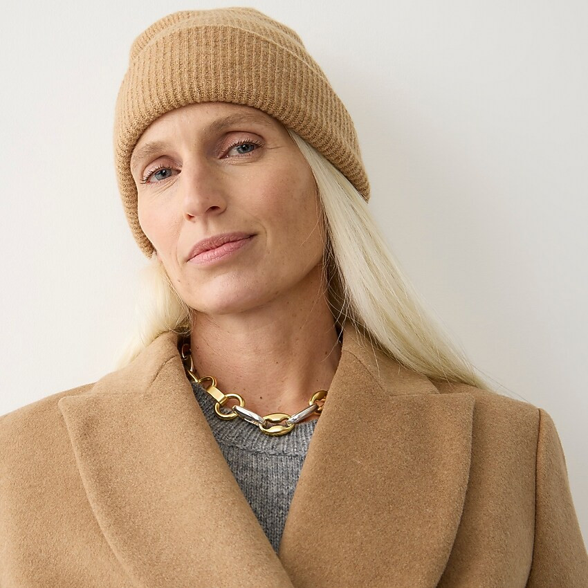 Ribbed beanie in supersoft yarn | J. Crew US