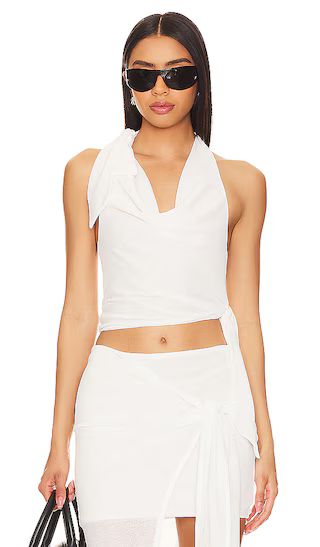 Macy Top in White | Revolve Clothing (Global)