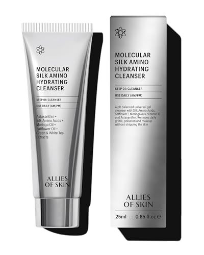 Allies of Skin Molecular Silk Amino Hydrating Cleanser Deluxe | Amazon (US)