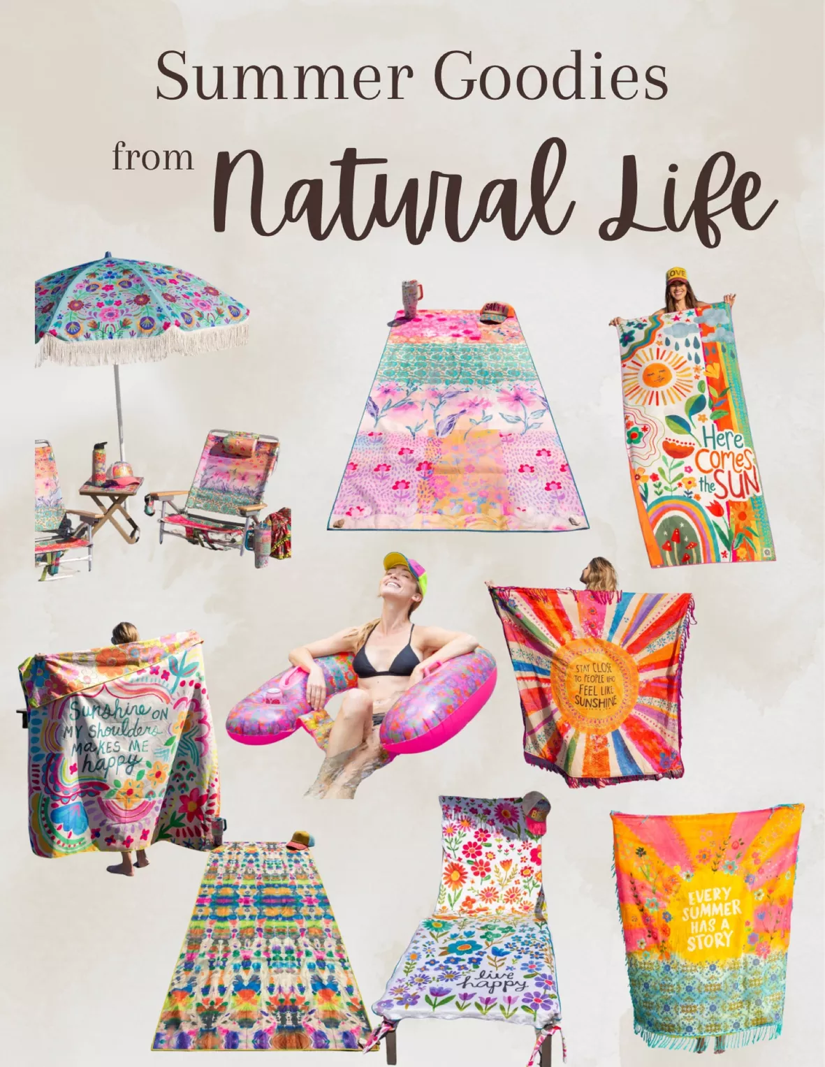 Natural Life Sun Beach Towel Natural Life Sun Beach Towel