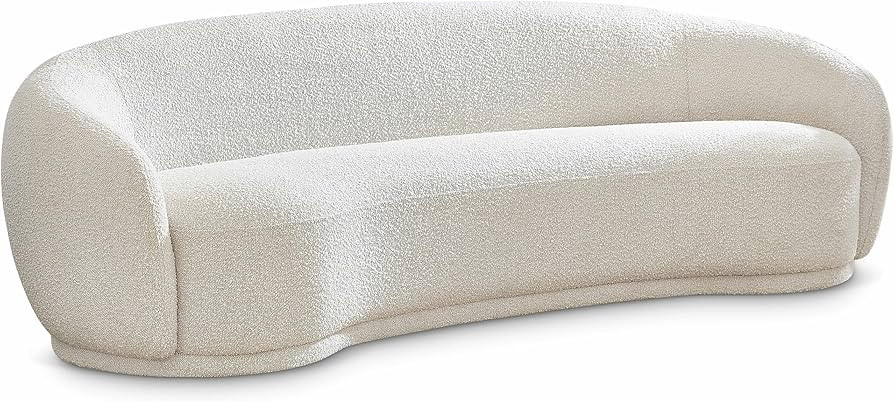Meridian Furniture 693Cream-S Hyde Collection Modern | Contemporary Boucle Fabric Upholstered Sof... | Amazon (US)
