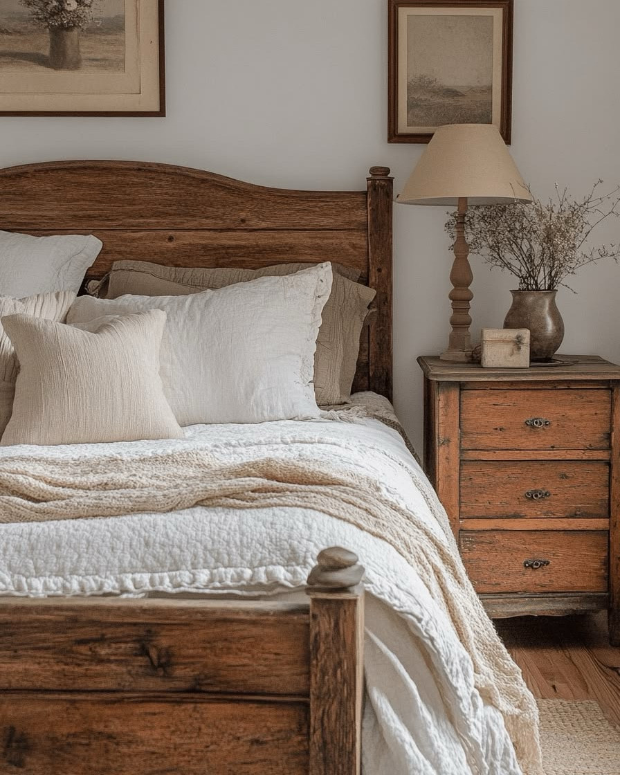 There’s something about a farmhouse bedroom that feels like a gentle hug at the end of the day—soft linens, rustic touches, and cozy details that make your room a peaceful retreat. Each piece tells a story, and you can bring that warmth into your own home. 
Shop the cozy farmhouse bedroom pieces in my LTK.

#LTKU #LTKSpringSale #LTKHome