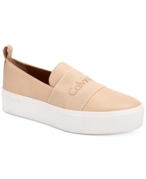 Calvin Klein Women's Jacinta Slip-On Platform Sneakers, Created for Macy's Women's Shoes | Macys (US)