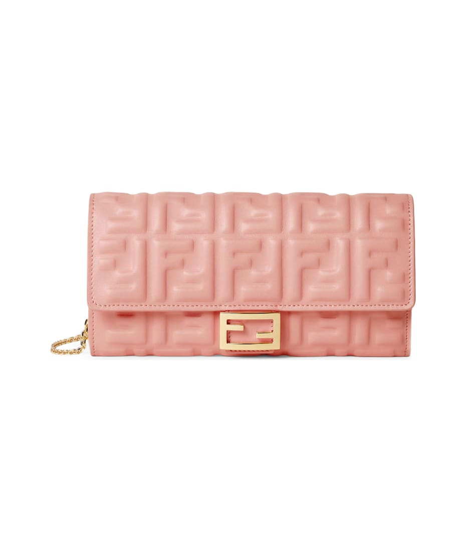 Continental With Chain Baguette Leather Crossbody Bag | Italist.com US