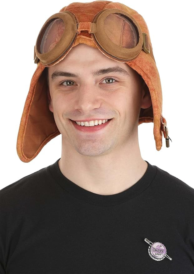 Pixar Up Aviator Costume Accessory Kit - Hat, Goggles, and Bottle Cap Pin, Officially Licensed | Amazon (US)