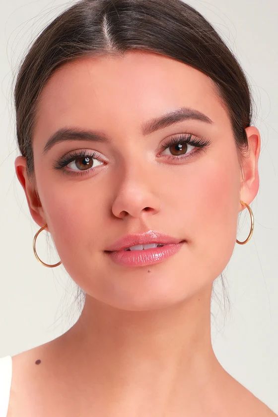 Addilyn Gold Hoop Earrings | Lulus (US)