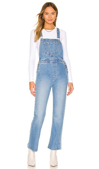 Dusters Crop Bootcut Overall in Eco Salty Blue | Revolve Clothing (Global)