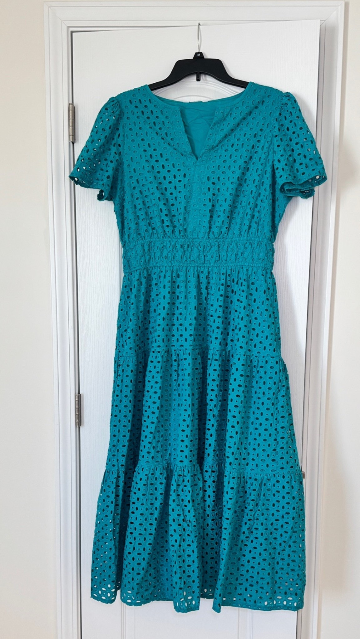 Beautiful and versatile maxi summer dress. It comes in a lot of different colors. This is size large, color blue green.
#summerdress #weddingguestdress

#LTKTall #LTKOver40 #LTKSeasonal