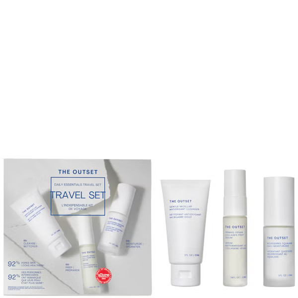 The Outset Daily Essentials Travel Set | Cult Beauty