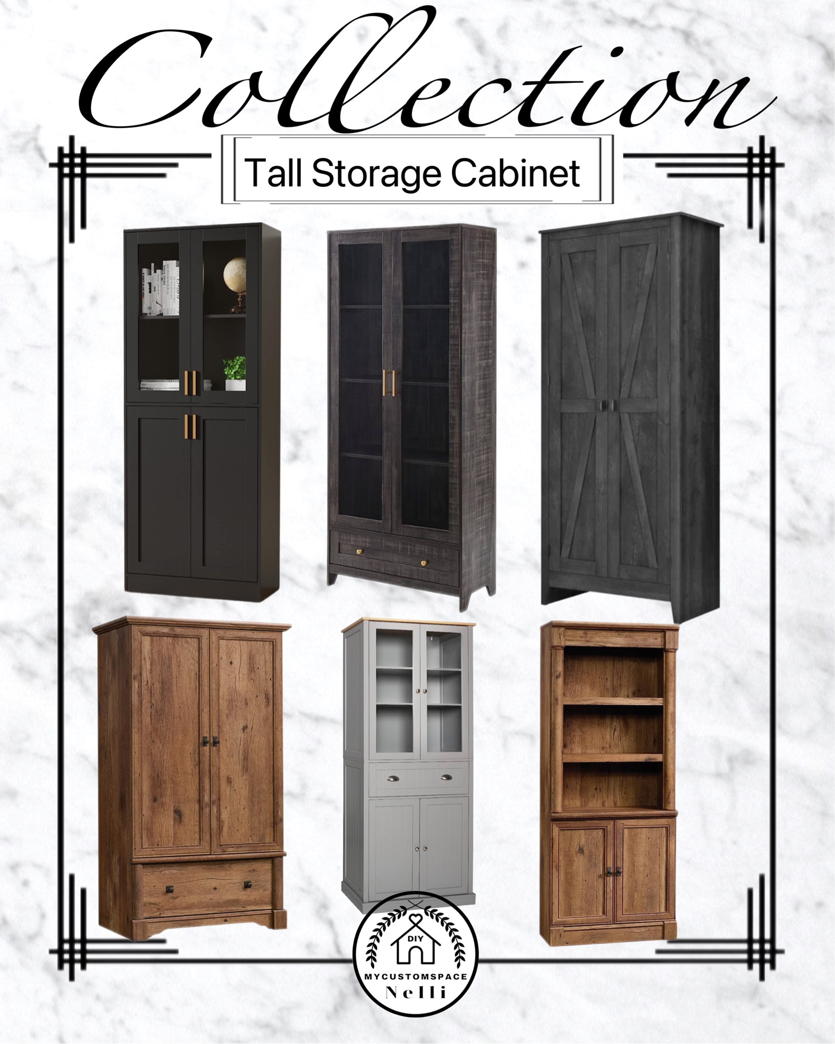 Very affordable tall Storage, Display Cabinet 

#LTKhome #LTKsalealert #LTKFind