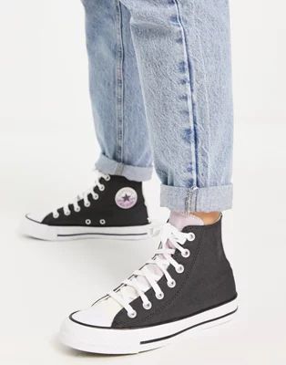 Converse Chuck Taylor lilac ombre detail in black | ASOS (Global)