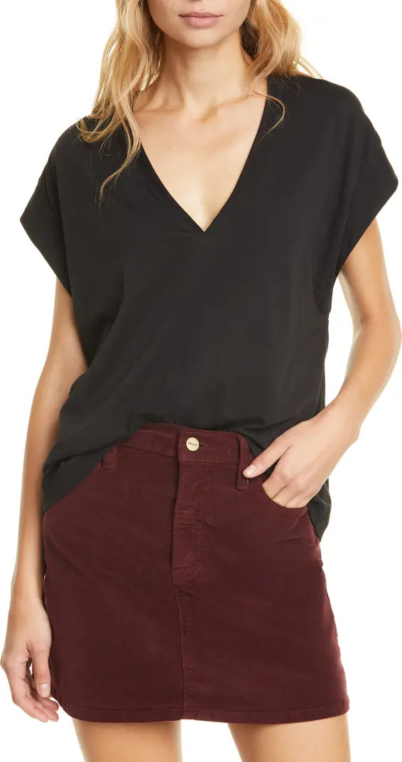 Le Mid Rise V-Neck T-Shirt | Nordstrom