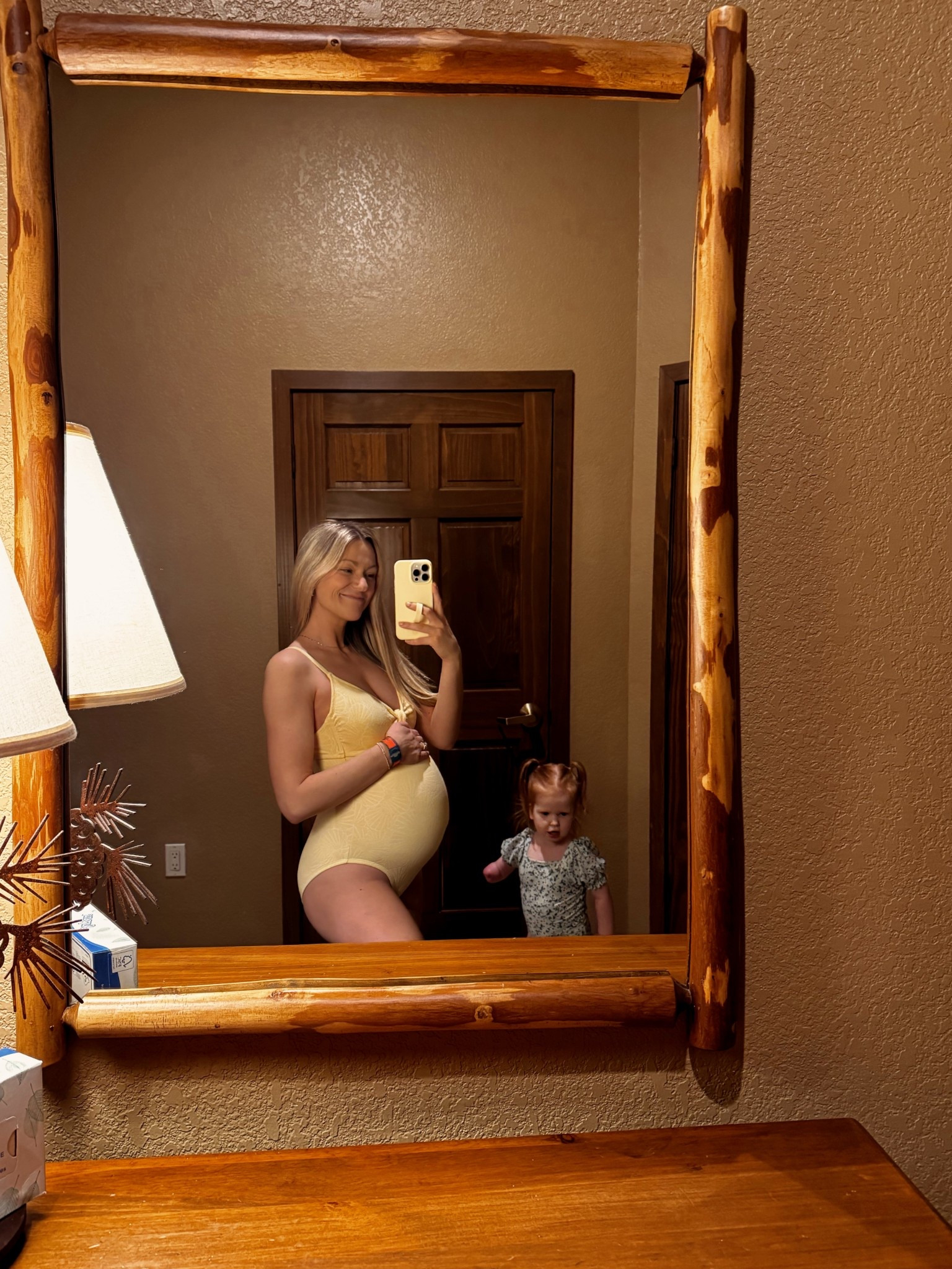Butter yellow swimsuit 

#LTKSwim #LTKBump #LTKPetite