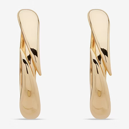 Worthington Gold Tone Womens 58.4mm Hoop Earrings, One Size, Yellow | JCPenney