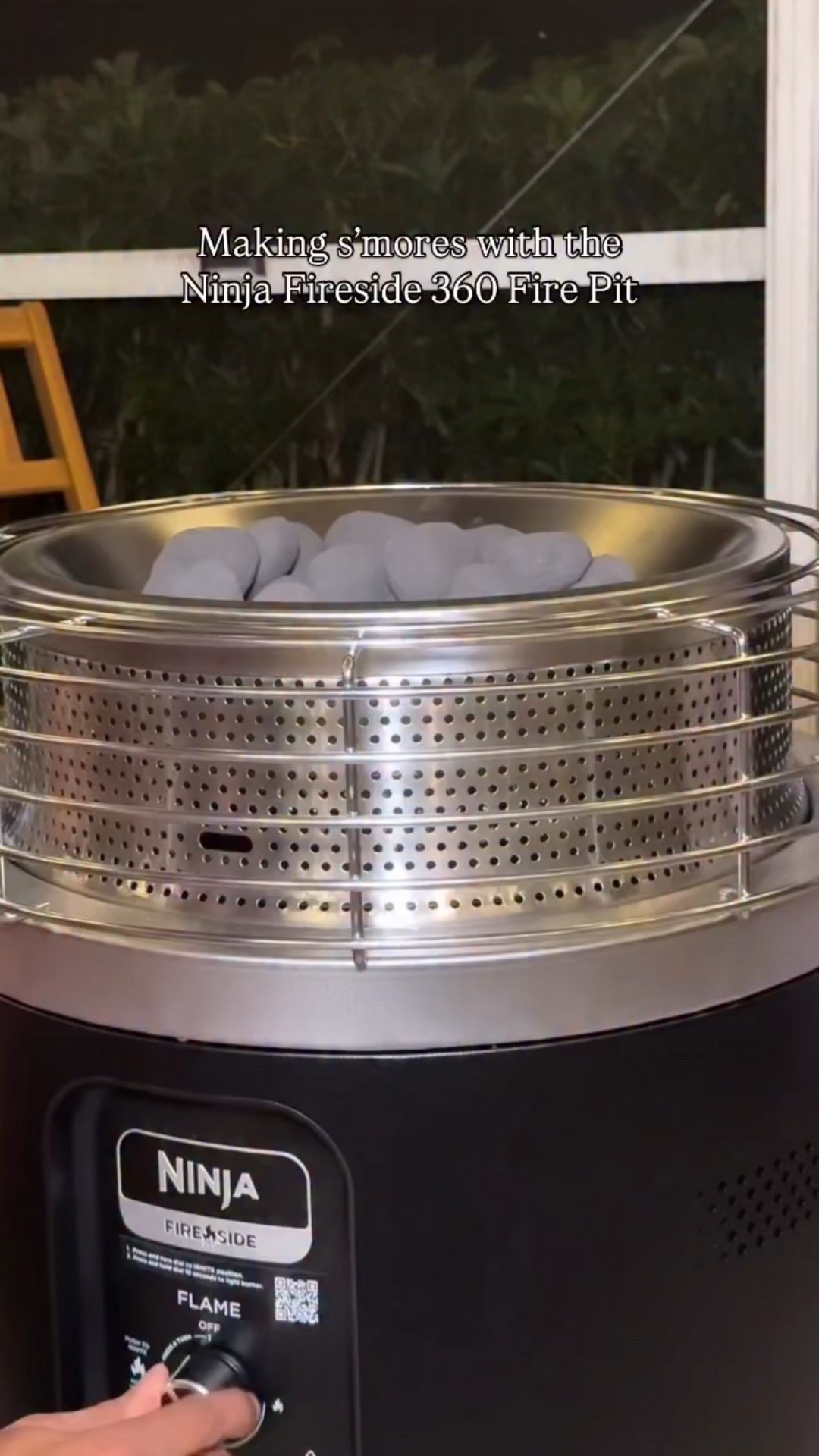 I received this Ninja Fire Pit 🔥 and I was too excited we set it up right away and made s’mores last night to test it out. Let me tell you it was a whole vibe! 😍

I can already see us making so many core family memories around this fire pit, especially as the temps start to drop here in South Florida (finally a little chill in the air 😌🤎). Perfect nights loading!

Nothing says cozy season like s’mores by the fire. 🍫

@ninjakitchen 
#NinjaFirePit #NinjaPartner #SmoreSeason #FamilyMoments #ninja #ninjakitchen #FallVibes #CozySeason