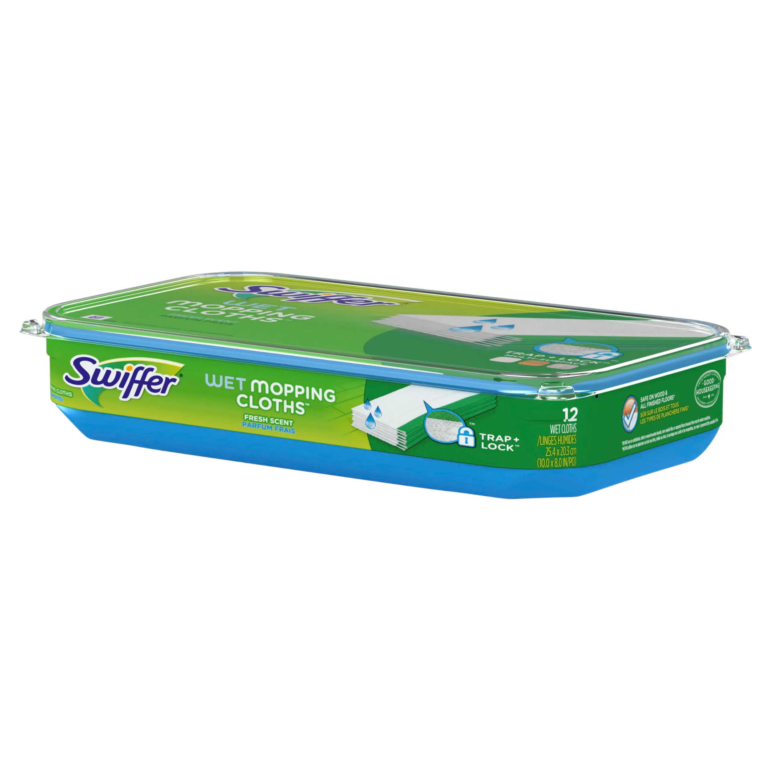 Swiffer Sweeper Wet Mopping Pad Refills for Floor Mop Open Window Fresh Scent 12 Count(Pack of 6) | 35154BX-ACD3 | Lowe's
