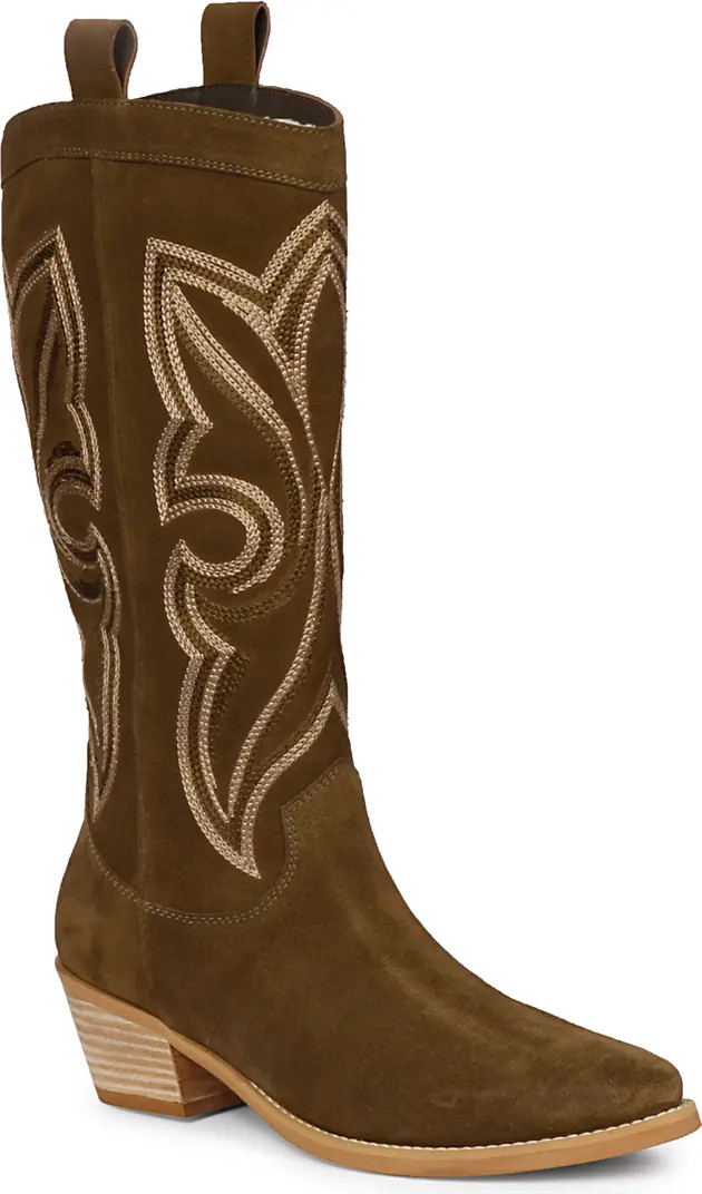 Martina Pointed Toe Western Boot (Women) | Nordstrom