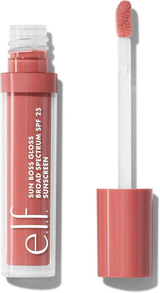 e.l.f. Sun Boss Gloss SPF 25, Pigmented Lip Gloss for a High Gloss Finish, Moisturising & Nourish... | Amazon (DE)
