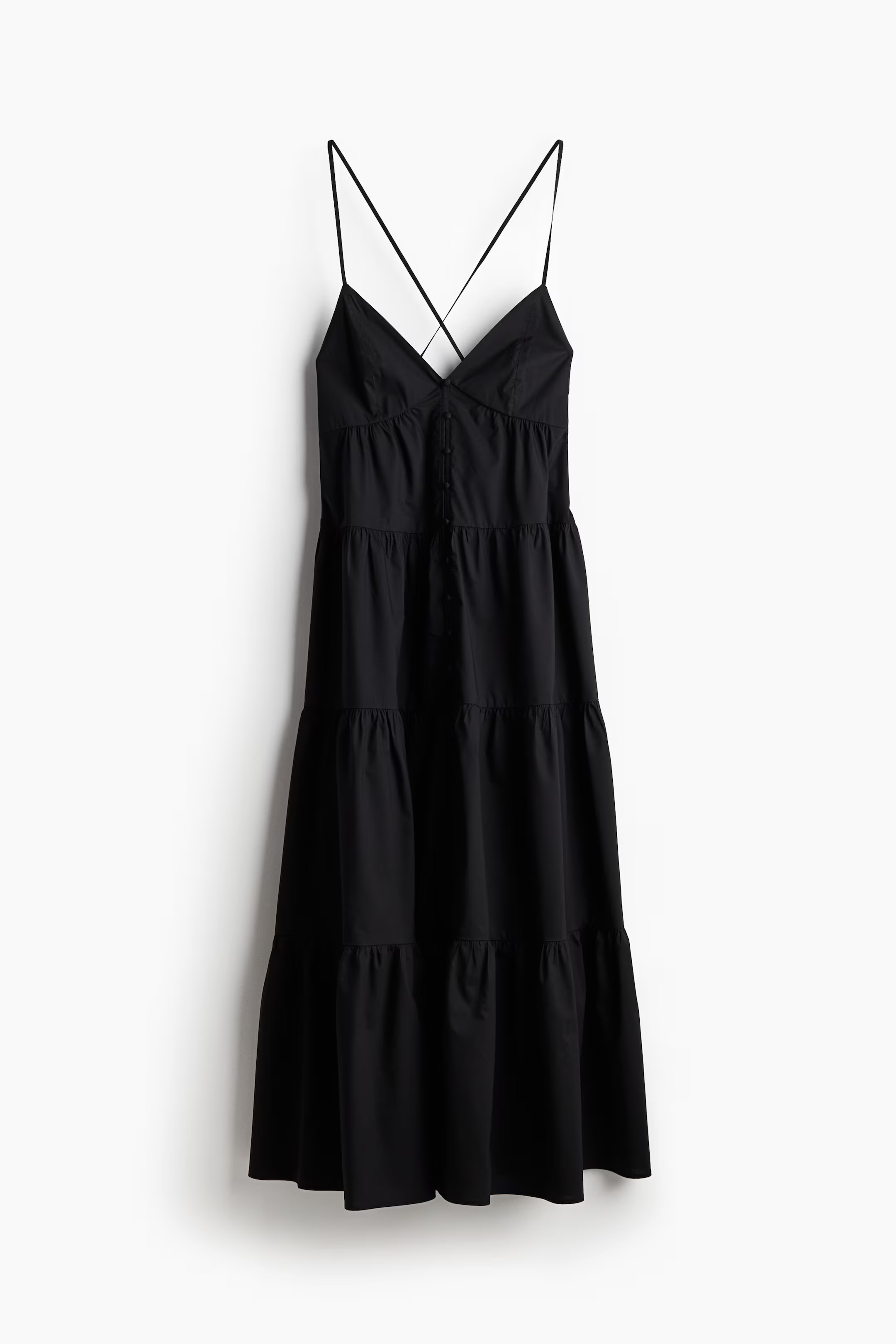 Tiered strappy dress | H&M (UK, MY, IN, SG, PH, TW, HK)