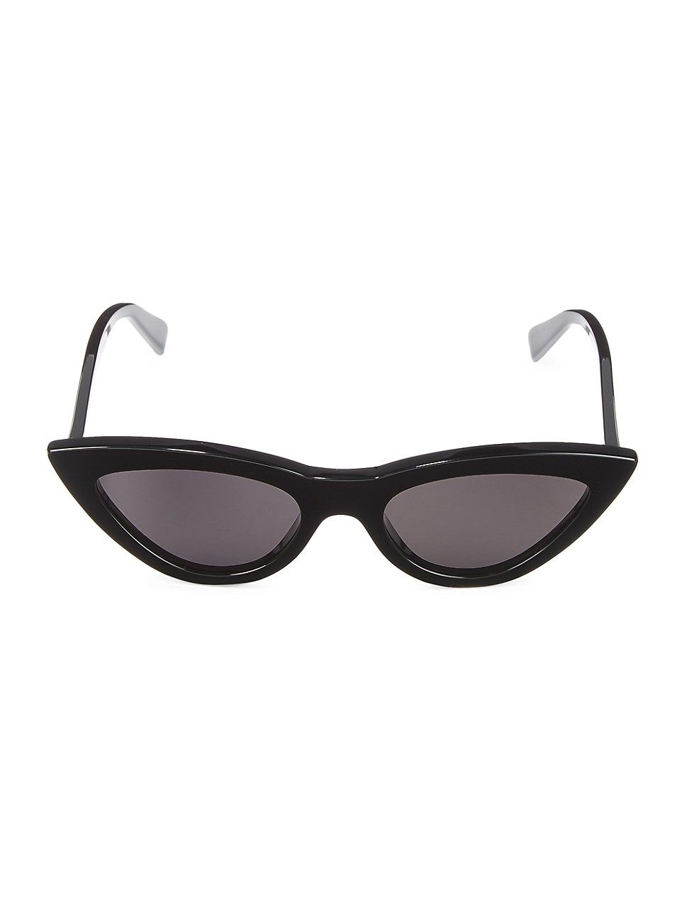 Women's 56MM Exaggerated Cat Eye Sunglasses - Black | Saks Fifth Avenue