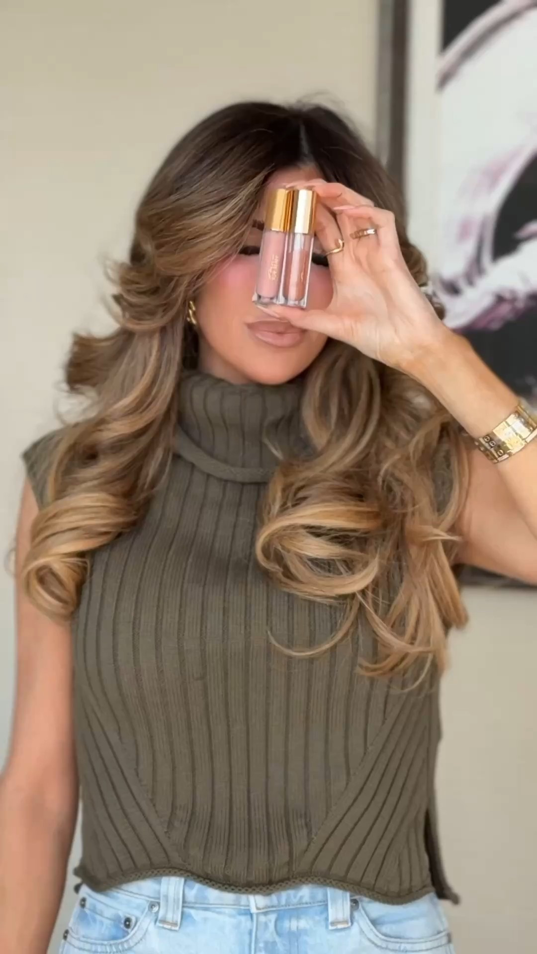 Girlie girl all over and date night in center of pout for extra dimension! Both are ultra glossy but the girlie girl is the most clear w/high brilliance! I love date night when I’ve gone too dark or when I want a more ombré affect!

#LTKBeauty #LTKFindsUnder50