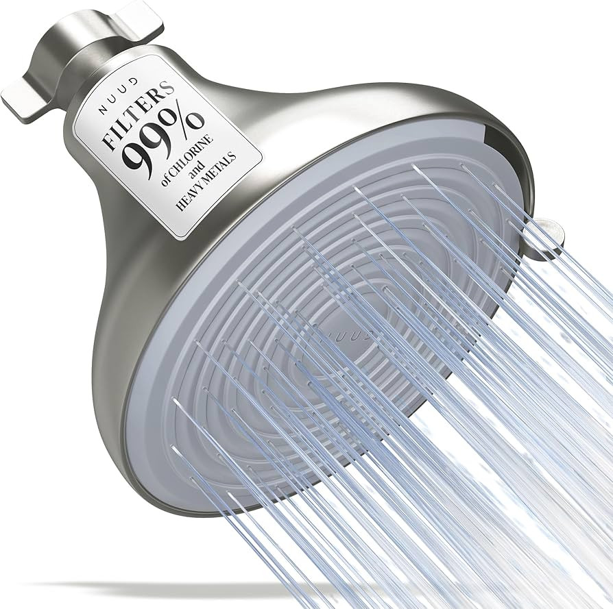 NUUD Filtered Shower Head - Removes Chlorine, Heavy Metals & Contaminants for Healthier Scalp Ski... | Amazon (US)