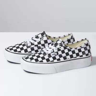 Checkerboard Authentic Platform 2.0 | Shop Classic Shoes At Vans | Vans (US)